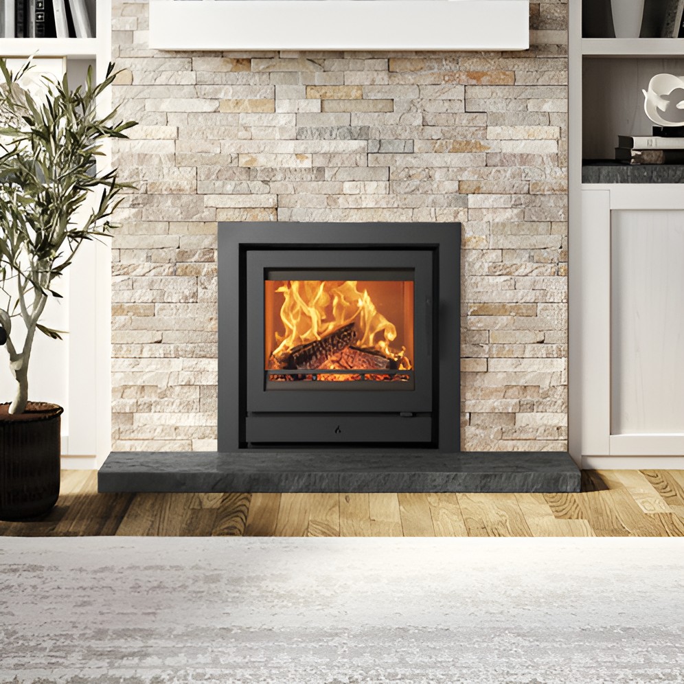 Riva2 50, inset woodburning stove